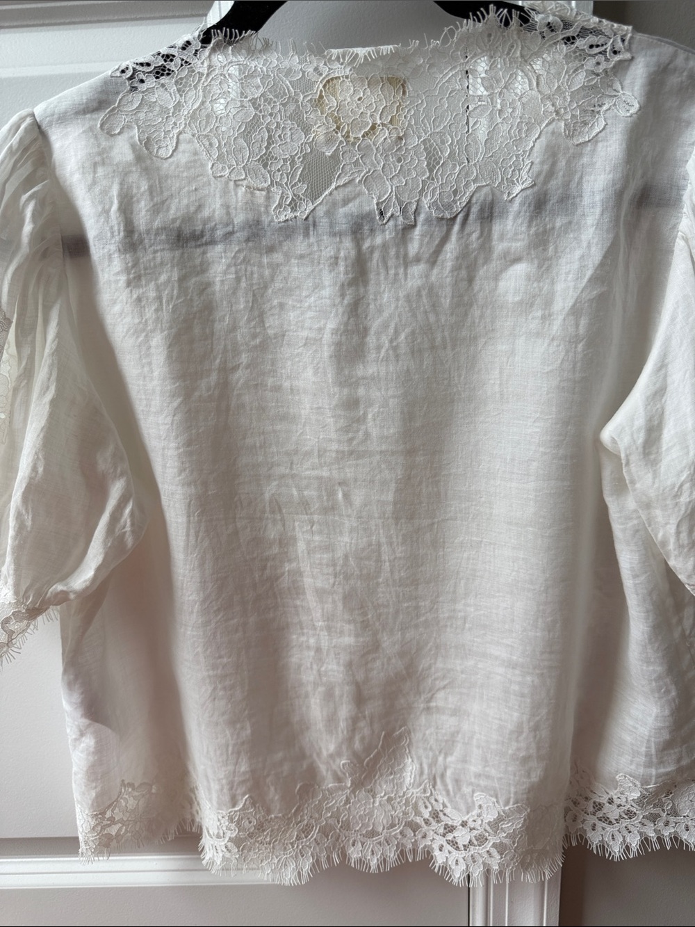 Doen White Lace blouse - Picture 10 of 11
